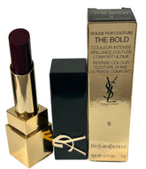 YSL Rouge Pur Couture Bold Lipstick Undeniable Plum tube display for bold color