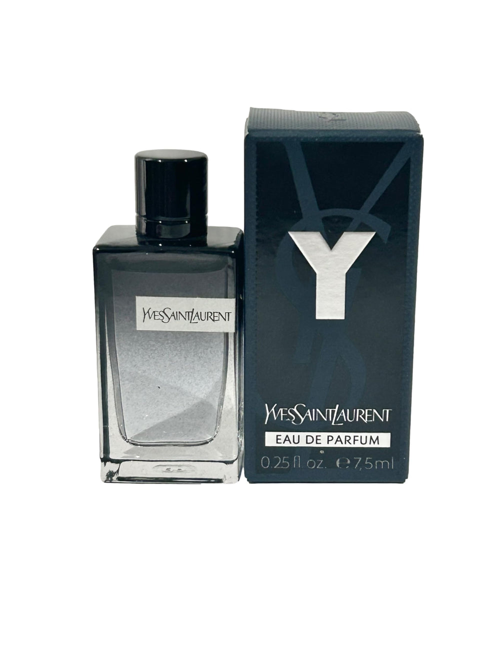 Yves Saint Laurent Y Men travel-size bottle front view, compact and portable.
