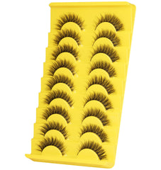Zanlufly cruelty-free synthetic fibers create soft flutter