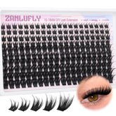 ZANLUFLY wispy lash clusters pack for versatile natural looks.