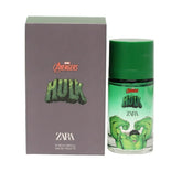 ZARA Avengirs Hulk EDT bottle close-up, ideal for everyday wear.