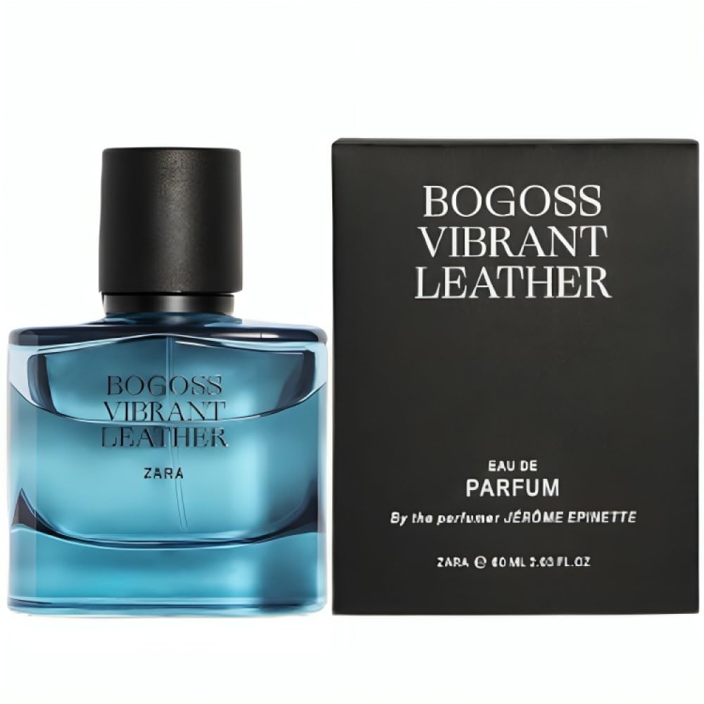 Zara Bogoss Vibrant Leather bottle front view, bold design for day-to-night confidence.