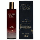 Zara Hypnotic Vanilla Bloom bottle close-up, ideal for elegant evening moments.
