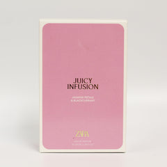 Zara Juicy Infusion packaging box, gift-ready and stylish.
