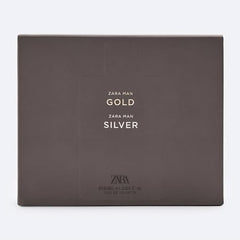 Zara Man Gold and Silver duo pack, gift-ready fragrance set