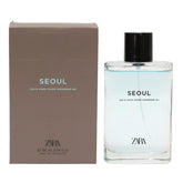 ZARA MAN SEOUL EDT 90 ml bottle front view, crisp urban scent for daily wear.
