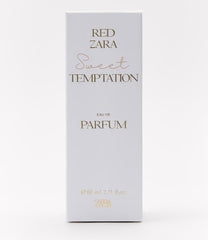 Zara Red Temptation Sweet spray action demonstrates long-lasting scent for all-day confidence