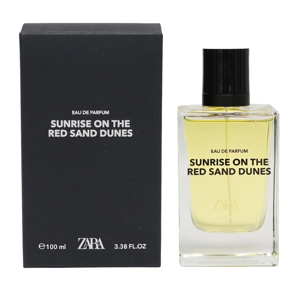 Zara Sunrise bottle highlights crisp citrus and amber warmth