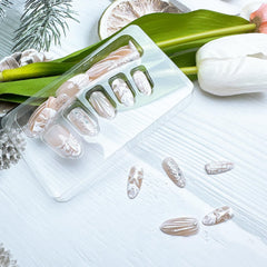 ZASKHLD 3D pearl seashell designs add subtle texture