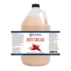Zatural Hot Cream on skin during massage to ease tension and warmth.