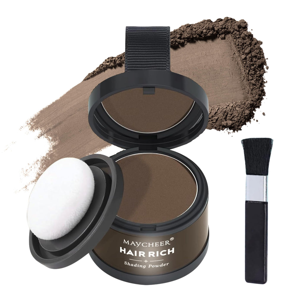 ZBMCYHCXH Maycheer hairline powder compact provides natural root coverage for a seamless look.