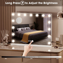 ZBOCAI vanity mirror features three color modes for day or night routines.