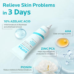 ZealSea azelaic acid cream applied on skin for a calm look.
