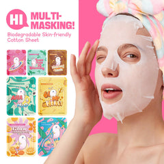 ZealSea Green Tea mask calms redness and refreshes tired skin.