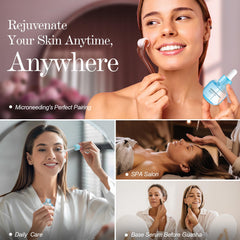 ZealSea Hyaluronic Serum dropper application showing instant skin hydration