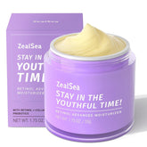 ZealSea Retinol Cream bottle close-up for nighttime anti-aging care.