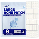 Zeefpod XL patch applied to the face for targeted, discreet acne care.