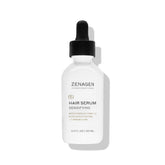 Zenagen Densifying Hair Serum bottle application demonstrates even distribution for thinning hair.