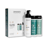 Zenagen Eclipse Shampoo bottle pour shows color preservation for vibrant hair