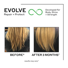 Zenagen Evolve Repair bottle close-up shows rich formula.