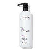 Zenagen Revolve bottle-front for fuller-looking hair and premium packaging.