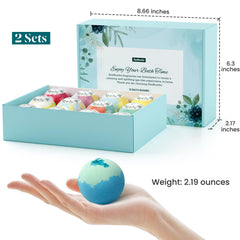ZenBombs jasmine bath bomb offering an uplifting floral scent.