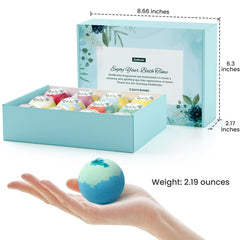 ZenBombs shea butter bomb moisturizing the skin during a soak.
