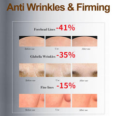 Zenbora application on face and neck demonstrates lifting and firming use