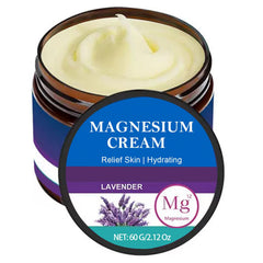 Zenbora magnesium lotion bottle front view for daily hydration.