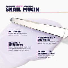 Zen Dew Moon Milk snail mucin moisturizer ingredients ectoin snow mushroom visual
