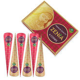 Zenia henna paste cone ready for natural color application