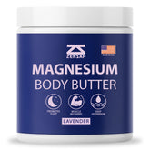 Zensah Magnesium Body Butter in a jar for soothing, quick absorption on sore muscles.