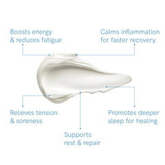 Zensah magnesium butter menthol cooling for instant relief after workouts.