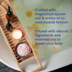 Zensah Peppermint oil drop conveys refreshing aroma and soothing exercise relief.
