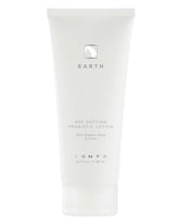 ZENTS Age-Defying Lotion Earth bottle delivers daily hydration.