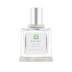 ZENTS Anjou bottle on display with a clean, long-lasting scent.