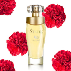 Zermat Status close-up notes reveal delicate florals, hinting at sophisticated evenings.