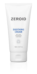 ZEROID soothing cream bottle front highlights lightweight hydration for sensitive skin.