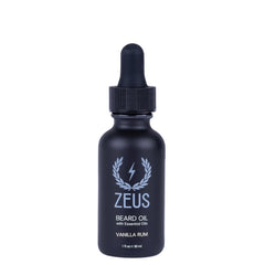 ZEUS natural beard oil bottle pour for easy daily hydration