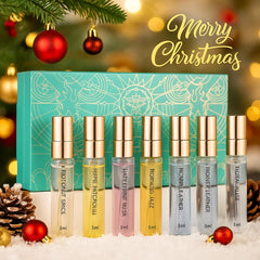 Zgxhga Time Echoes six fragrance bottles displayed in premium packaging.