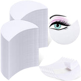 Zhanmai white eyeshadow pad shields provide clean under-eye protection for precise makeup.