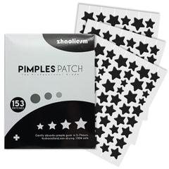 ZHAOLIESM Black Star Patch Pack on skin showing discreet coverage