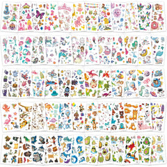 Zhtulck Kids Tattoos 60-sheet pack for quick, playful fun.