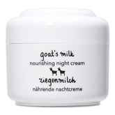 Ziaja Goat's Milk Night Cream jar presentation shows overnight nourishment for skin