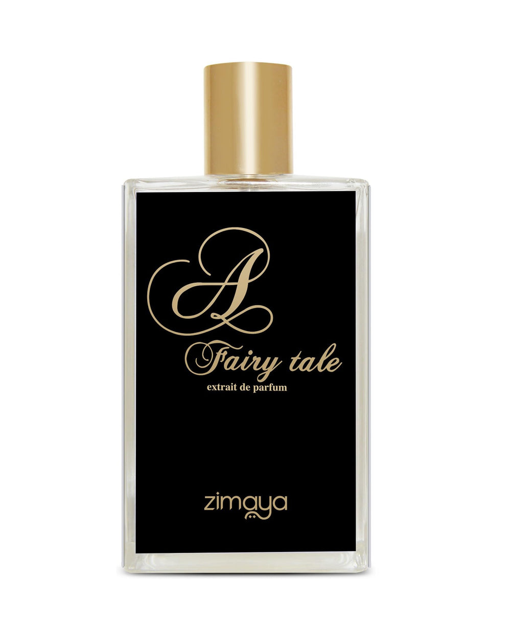 Zimaya A Fairy Tale perfume extract bottle front view for evening elegance.