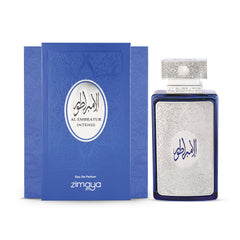 Zimaya Al Embratur Intense packaging box highlights premium presentation for gifting.