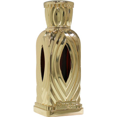 Zimaya Maha Gold bottle dispense close-up highlighting long-lasting formula.