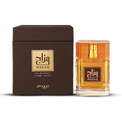 Zimaya Mazaaj opening notes image highlights spicy caramel and pepper for a bold entrance.