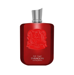 Zimaya Red Carpet Paragon bottle front view for premium unisex fragrance on special occasions.