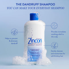 ZINCON pour action highlights easy application and flakes control.